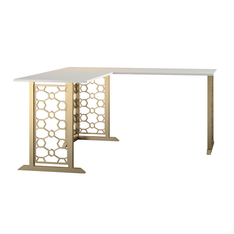 CosmoLiving by Cosmopolitan Ella LShape Desk Wayfair